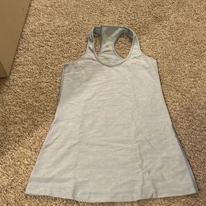 Light blue lululemon tank
